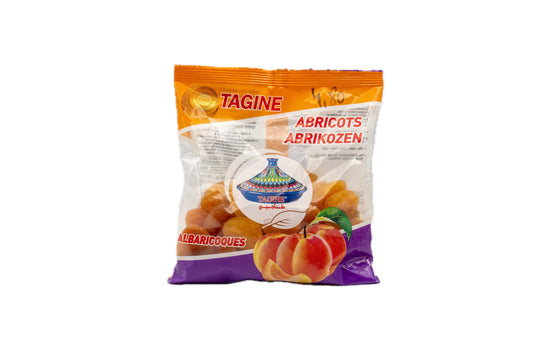 Sachet de 300 grammes d'abricots secs de la marque Tagine