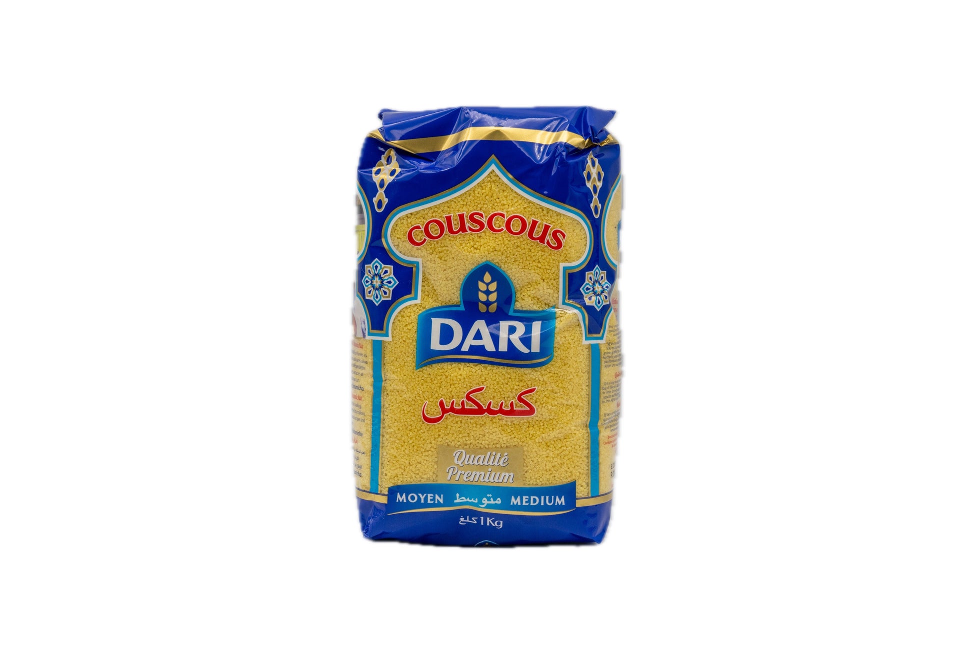 Paquet de couscous moyen Dari 1kg - Boucherie Al-Itihad Liège