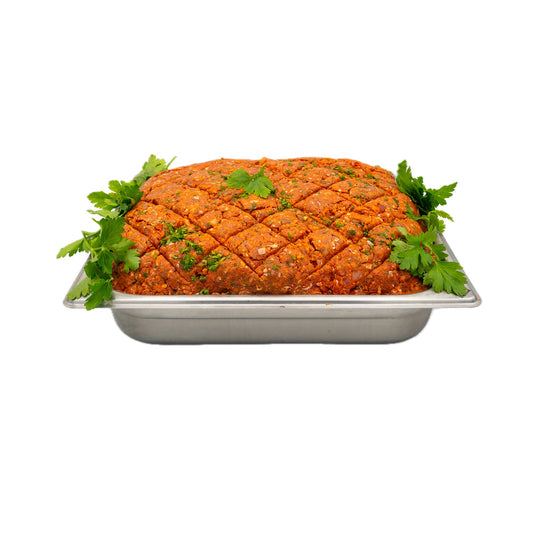 Plateau de hachi de bœuf épicé halal - Boucherie Al-Itihad Liège