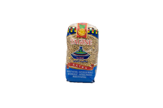 Sac de lentilles extra 1kg - Tagine, disponible à la Boucherie Al-Itihad Liège